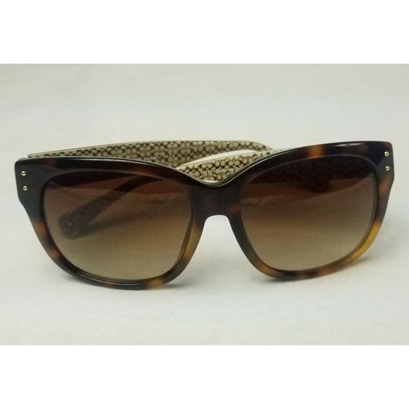 Coach Accessories - Tortoise Colored Coach Sunglasses with Hard Case